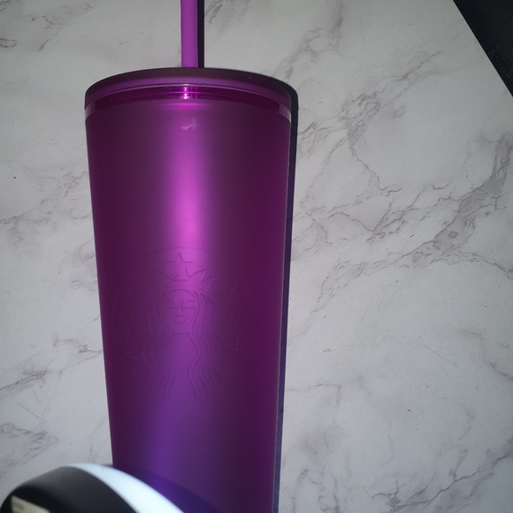 Starbucks Valentines 2022 Matte Purple Soft Touch Tumbler - Picture 4 of 5